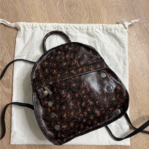 Hammitt Shane Leopard Backpack EUC